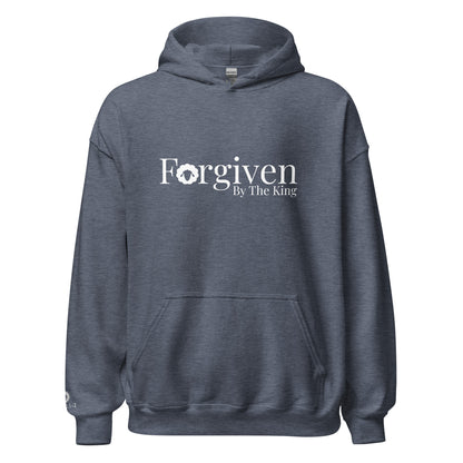 Forgiven By the King Hoodie - Psalm 32:1-2 Christian Apparel