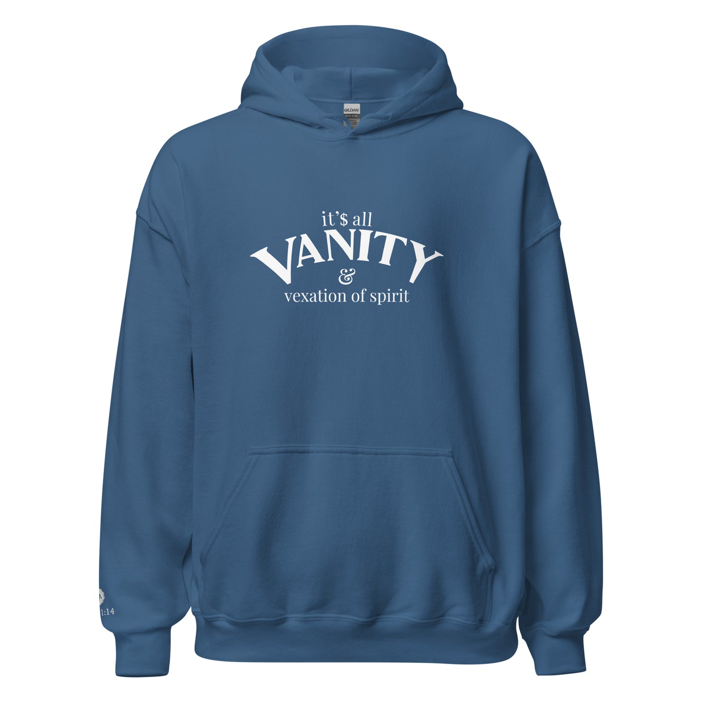 Lamb of YHWH 'Vanity' Hoodie - Ecclesiastes 1:14 Christian Apparel