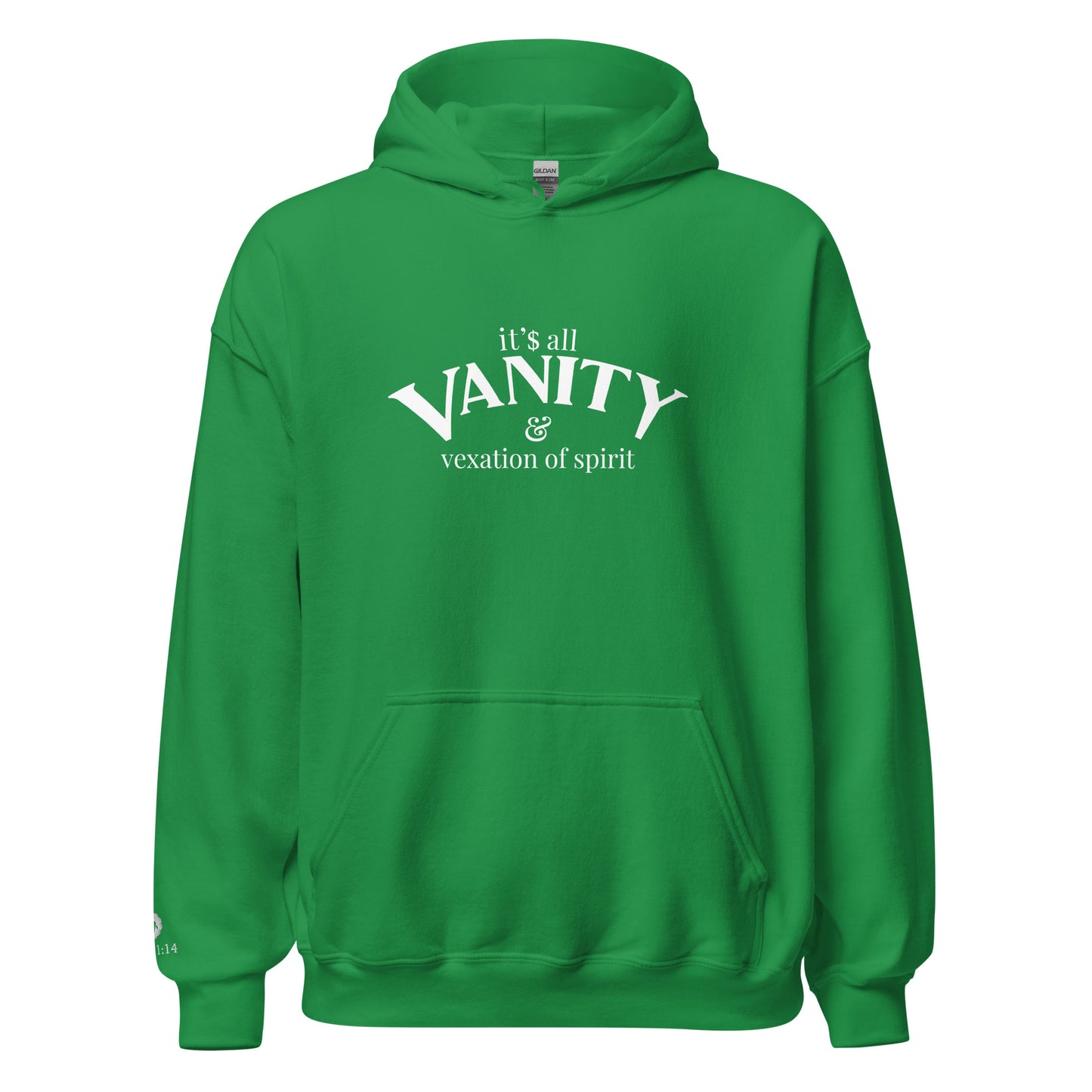 Lamb of YHWH 'Vanity' Hoodie - Ecclesiastes 1:14 Christian Apparel