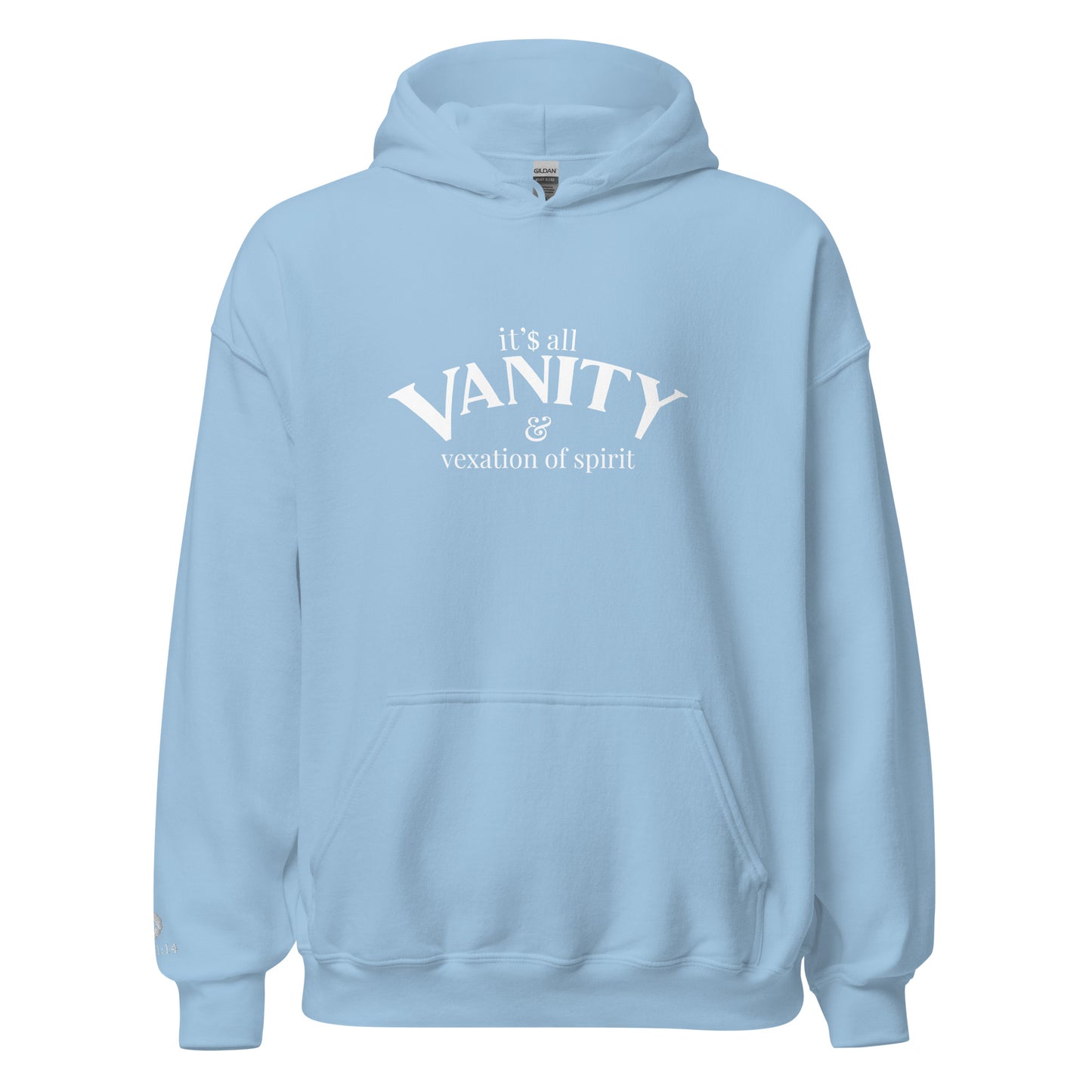 Lamb of YHWH 'Vanity' Hoodie - Ecclesiastes 1:14 Christian Apparel