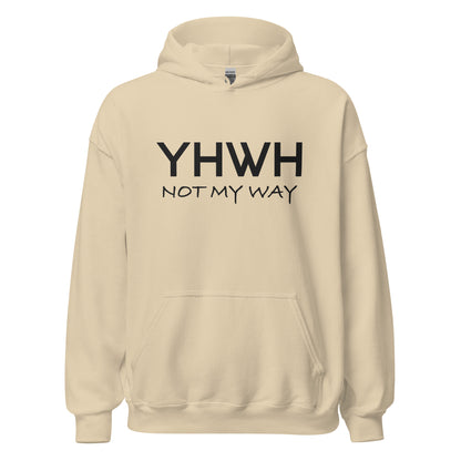 YHWH Not My Way Hoodie  (Light Colors) - Isaiah 55:8-9 Christian Apparel