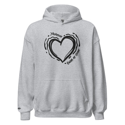 Yahusha Owns My Heart Hoodie - Matthew 22:21 Christian Apparel