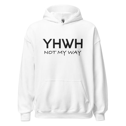 YHWH Not My Way Hoodie  (Light Colors) - Isaiah 55:8-9 Christian Apparel