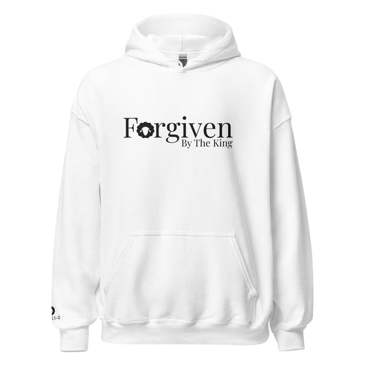 Forgiven By the King Hoodie - Psalm 32 1-2 Christian Apparel