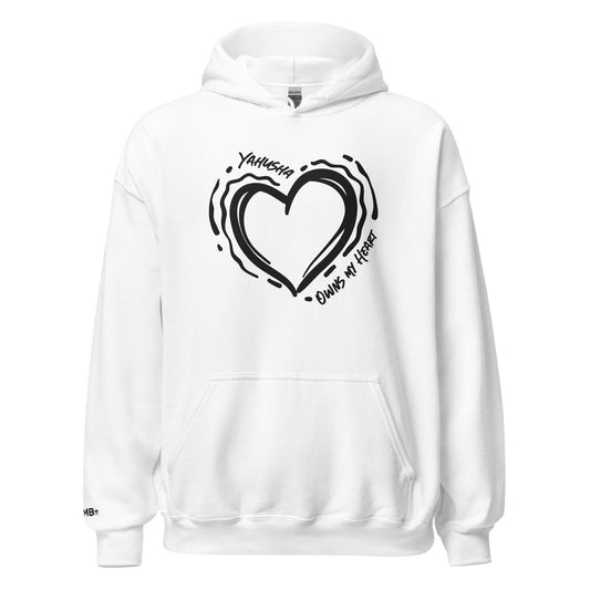 Yahusha Owns My Heart Hoodie - Matthew 22:21 Christian Apparel