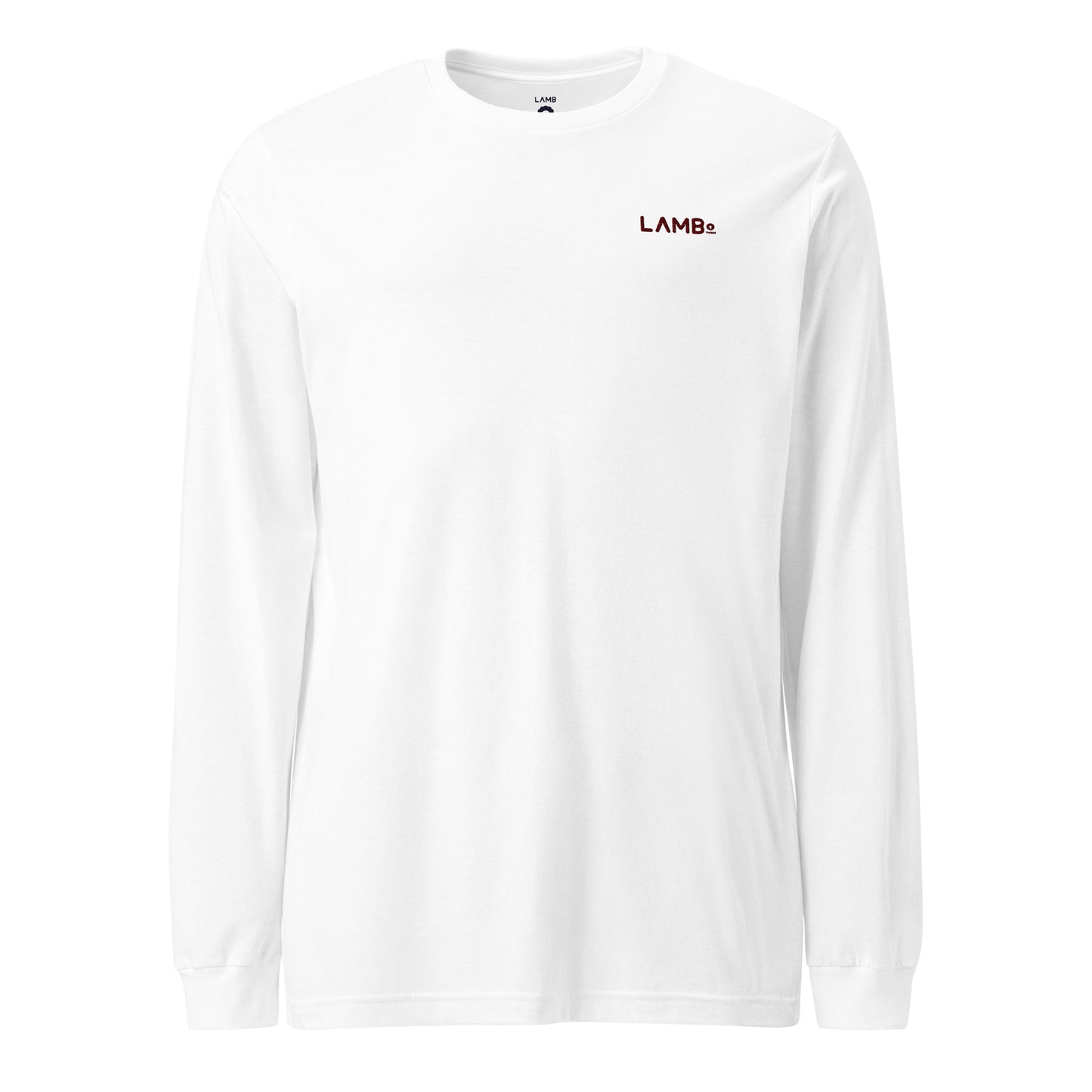 Lamb of YHWH Embroidered Branded Long Sleeve T-Shirt | Premium Faith Apparel