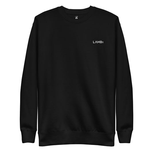 Lamb of YHWH Embroidered Branded Sweatshirt | Warm Faith-Based Fashion