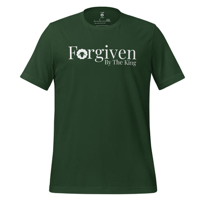 Forgiven by the King T-Shirt - Psalm 32:1-2 Christian Clothing