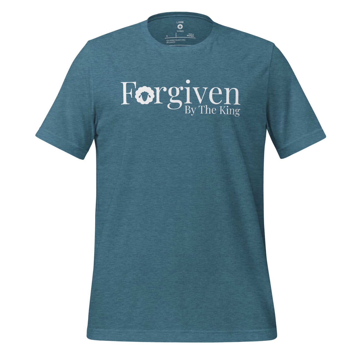 Forgiven by the King T-Shirt - Psalm 32:1-2 Christian Clothing