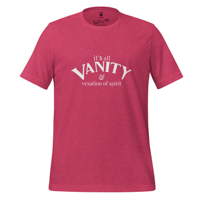 Lamb of YHWH 'Vanity' T-Shirt - Ecclesiastes 1:14 Christian Clothing