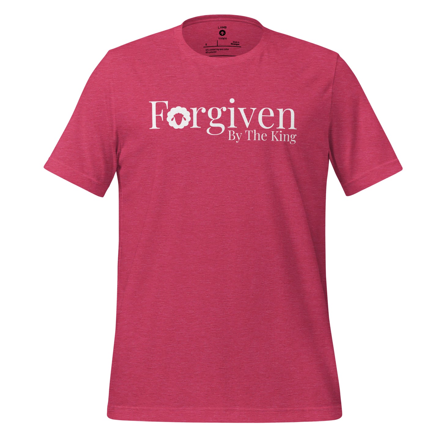 Forgiven by the King T-Shirt - Psalm 32:1-2 Christian Clothing