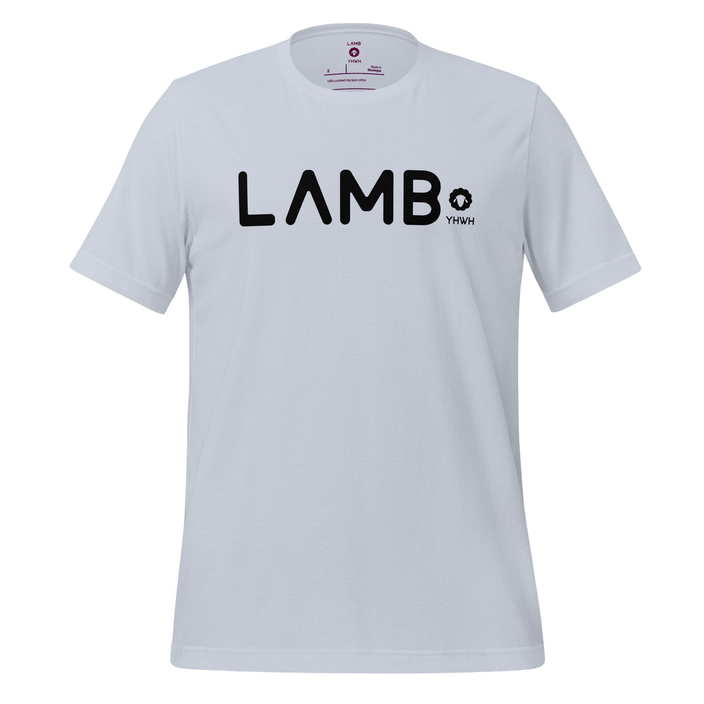 Lamb of YHWH Branded T-Shirt (Black) - Faith-Based Streetwear