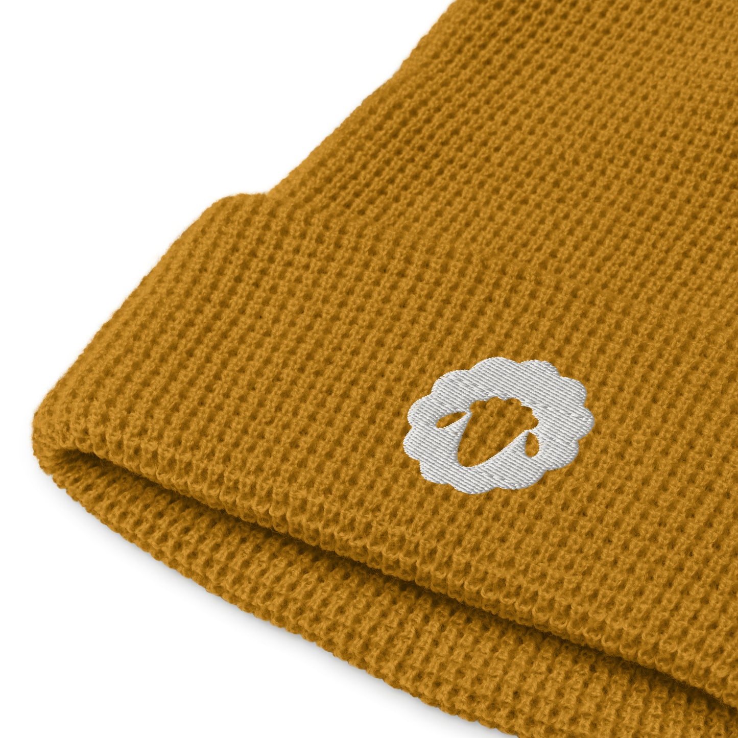 Lamb of Yhwh Branded Waffle beanie (Puff Embroidery)