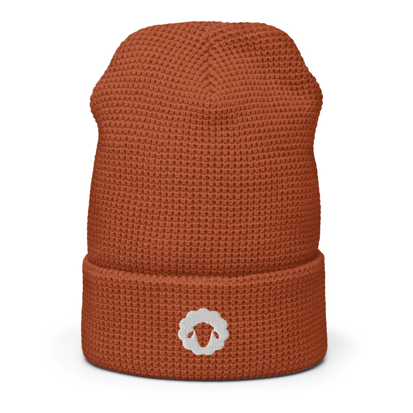 Lamb of Yhwh Branded Waffle beanie (Puff Embroidery)